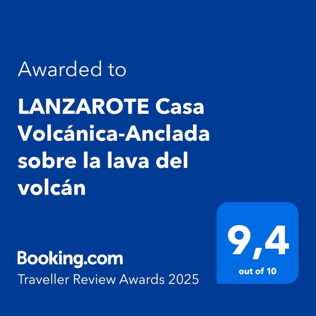 Lanzarote Casa Volcanica-Anclada Sobre La Lava Del Volcan Montana Blanca Экстерьер фото